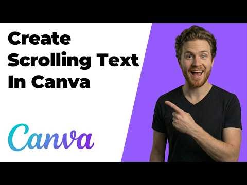 How To Create Scrolling Text In Canva (2026 Easy Guide)