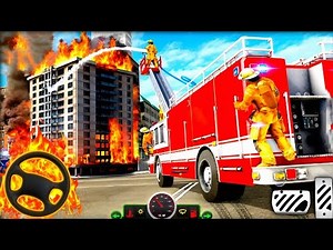 🔥 Emergency Firefighter 3D – 911 Fire Truck Rescue Simulator Gameplay