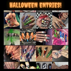 So many amazing entries in our annual Halloween Nail Art Contest! Winner will be announced tomorrow! #gelnails #nailsoftheday #nailsofinstagram #showscratch #nailitdaily #nailpromagazine #HalloweenNails #NailInspo | NSI Nails | Facebook