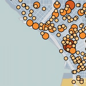 使用州或邮政编码等常见地理字段创建交互式地图