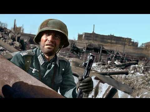 Exclusive footage. Battle of Stalingrad 1942-43 in Color [HD]. Heavy Combat footage WW2.