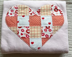 Patchwork Hearts Appliqué Sweatshirt: Vintage Fall Embroidery - Etsy