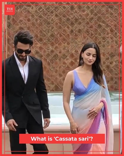 2.9K views | If you love #Cassata ice cream, you will love #Cassata sari. Here's all you need to know about the sweet sari treat and all the celebs who aced it. Tell us whose look do you like the most? | ETimes Lifestyle | Facebook