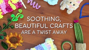 WeVeel Cozy Craftworks Chenille Stem Craft Kit (Plants)