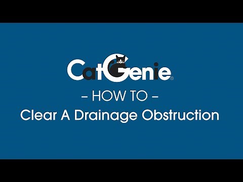 CatGenie Care: How To Clear A Drainage Obstruction