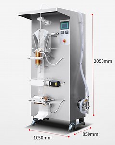 [Hot Item] Automatic Sachet Pouch Water Liquid Beverage Milk Filler Packer Filling Sealing Packing Machine