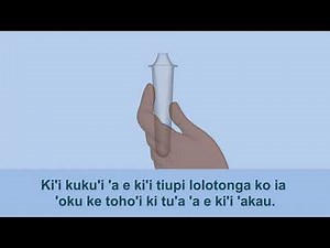 How to do a nasal rapid antigen test – Tongan