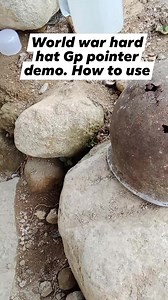 7.8K views · 62 reactions | Word war 2 hard hat gp pointer demo #trend #sold #historical #rock #stone #treasure #trending #goldenretriever #trendingvideo | SMV. Sniper Moto Vlog | Facebook