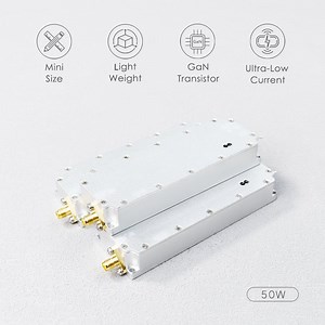 [Hot Item] 50W 1340-1450MHz GaN RF Module Anti Drone Module Uav Fpv C-Uas Signal Shielding Device Jamming Interceptor WiFi Defence System