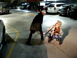 Pee and Poo in the parking garage.. Take 1