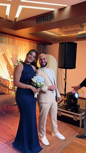 لحظة بداية جديدة.. خطوبة تجمع بين قلبين وقصة لسه بتتكتب 💍❤#الشعب_الصيني_ماله_حل😂😂 #fyp #wedding #engagement