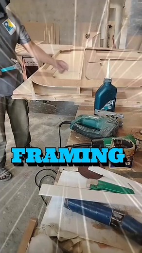 FABRICATE OF PHOTO BOOTH FRAME.. 🔨📐📏🪚📍💙💪 #carpentry #fabrication #basicskills #carpentryworks #TeamGoalDiggers #highlights | Brigz Zapatos