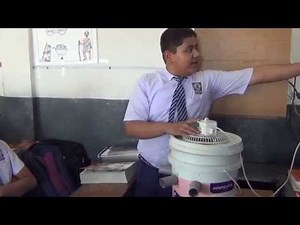 SCIENCE PROJECT BY CLASS 10, AIR COOLER BY ASHWIN
