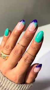 20K views · 134 reactions | Color Blocking using dip powder ...
