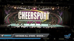Haydens All Stars - Shockwave [2022 L2 Junior - D2 - Small - D] 2022 CHEERSPORT National Cheerleading Championship