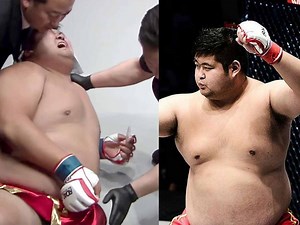 WATCH: Fans convinced Chinese fighter's 'nuts exploded' as he goes down after facing horrifying kick to the groin