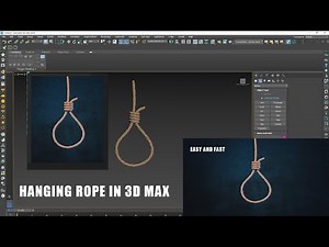 Create rope in 3Ds Max