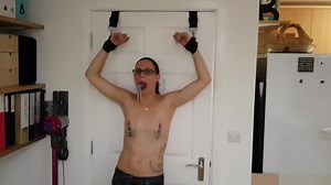 Nipple Clamp Gag - Don't let go!