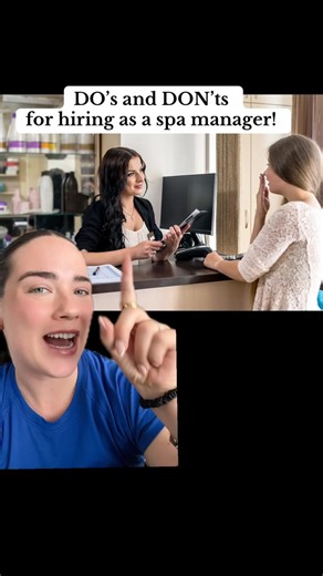 DO’s and DON’ts for hiring as a spa manager #spamanager #dosanddonts #hiring #esthetician #estylife #hiringhelp | UltraLuxe Skincare | Facebook