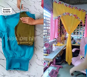 32K views · 411 reactions | Yan na po ang suot ko 來 singer sewing machine pa makina ko nung ginawa ko Ang DIY na yan 珞 #Reuse #refashion #recreation #SustainableFashion | Miss CHE DIY | Facebook