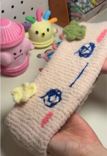 かぎ針編みでたまごっちふらわっちのヘアバンドの作り方