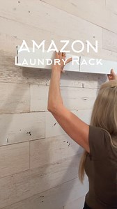 375K views · 2K reactions | https://amzlink.to/az0B2AZVTMpfT My new drying rack frees up floor space while giving me a ton of room to dry all my clothes. Took me only a couple minutes to install. I love how it easily opens and closes and nearly disappears when not in use. Mine is the 32” and it also comes in one size bigger, 40”. XO ~ Julie #amazonmusthaves #amazonhome #amazonfinds #laundryday #AmazonInfluencer #amazonfavorites laundry room drying rack | The Design Twins | Facebook