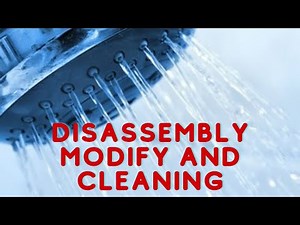 RV Shower disassembly, modification and cleaning