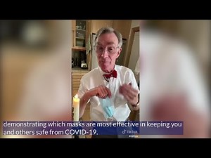 Bill Nye tests mask efficacy in viral video
