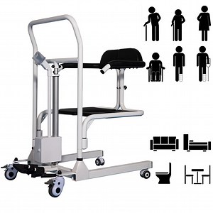 [Hot Item] Convenient Caregiver Chairs Senior Elder Assist Electric Toilet Lift Transfer Chair