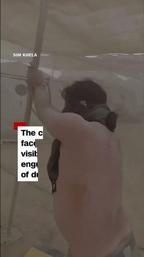 Dust storm tears through Burning Man festival