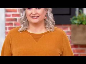 Denim & Co. Chenille Fleece Long-Sleeve Sweatshirt on QVC