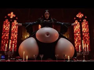 Halloween Belly Expansion Night! 🎃 Giant Witch & Cat Girl Inflation