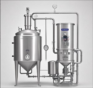 [Hot Item] Stainless Botanical Active Pharmaceutical Ingredients Ginseng Tea Extraction Single-Effect Concentrator