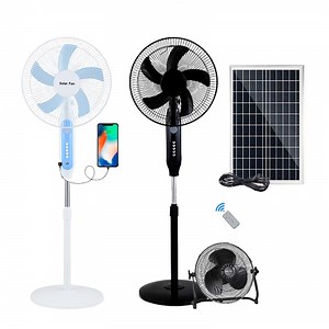[Hot Item] Low Noise Strong Wind Mini 16 Inch 12V DC Solar Fan