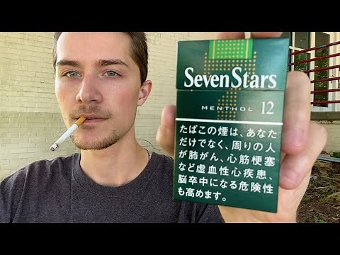 Smoking a Seven Stars Menthol 12 Cigarette - Review
