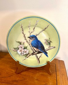 Edwin Knowles Blue Bird WMG Decorative Plate - Etsy