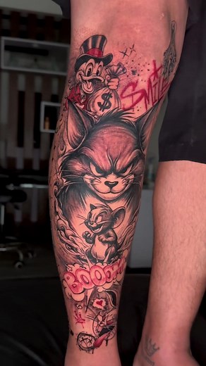 Tom & Jerry Tattoo Art Inspiration