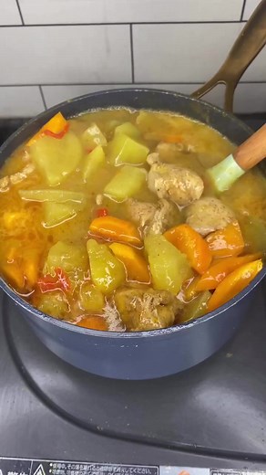 3.1K views · 25 reactions | This Sweet potato chicken soup slap’s especially during this rainy season Ingredients: marinated chicken breast, cooking oil, coconut milk, sweet potatoes, pepper, spices(paprika, ginger powder, garlic powder, curry and seasoning) veggies of choice(I used carrots and sweet corn) cornstarch(optional)...Video credit; @afoodiesdiaryng #chickensauce #sweetpotato #chickensoup #souprecipe #foodrecipes #explorepage | food_announcer | Facebook