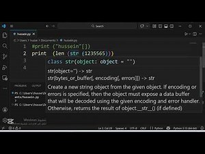 تحويل (STR) (LEN) بايثون python