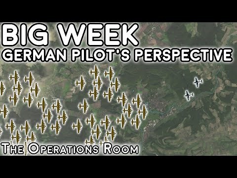 The REAL Masters of the Air - Big Week - The German Pilot's Perspective - Animated