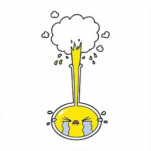 crying cartoon science experiment crying creative drawing