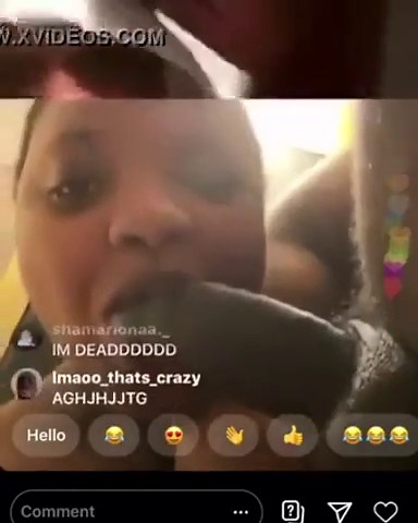 Lovely Peaches Sucking Cock Live On Instagram
