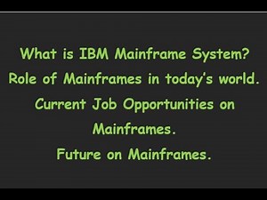 IBM Mainframes - Demo