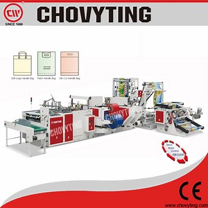[Hot Item] Fully Automatic Plastic Patch Handle Bag Making Machine