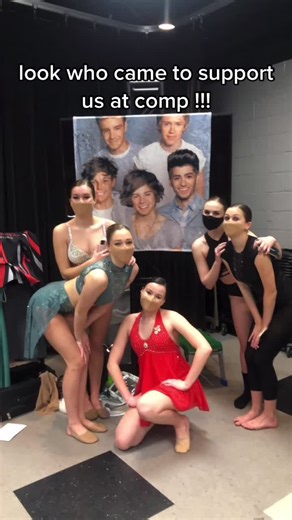 yes, one direction hung in our dressing room and watched us change