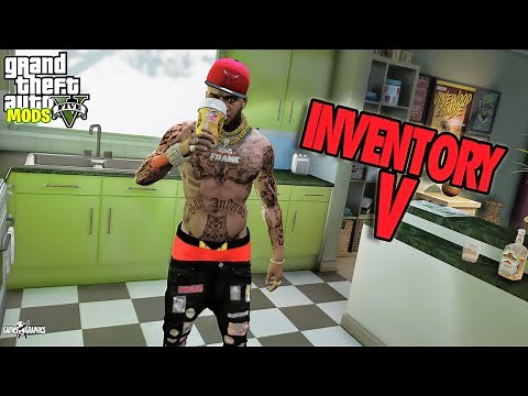 How to install Inventory V / Food, Drugs, Needs & Crafting (2023) GTA 5 MODS