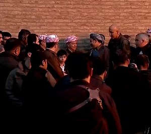 الرئيس مسعود بارزاني يوقد شعلة نوروز فوق قلعة أربيل ❤️☀️💚