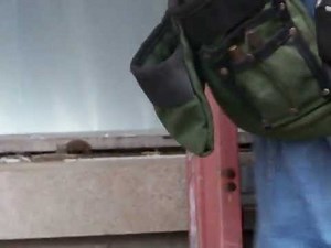 Installation of Simonton 5050 vinyl windows. 006