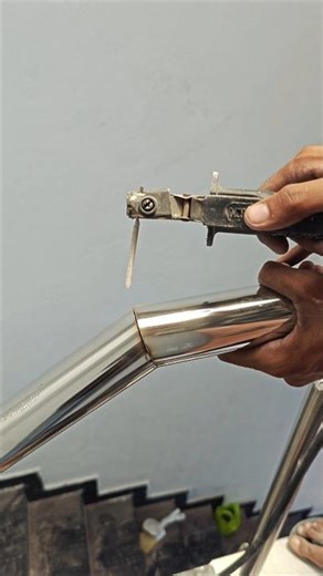 Satisfying metal joint #welding