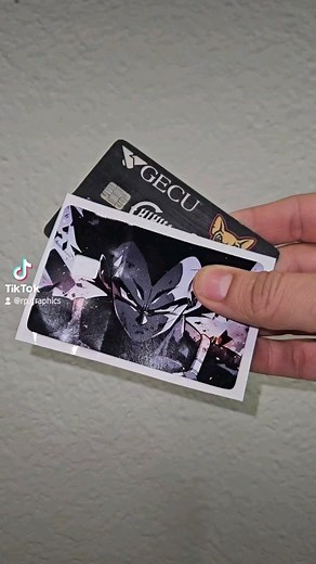2.8K views · 51 reactions | vegeta credit card sticker you can purchase thru our tiktok link in bio #vegeta #akiratoriyama #sticker #anime #animeart #dbz #dragonball #dragonballz #dragonballsuper #animedragon | RP Graphics | Facebook